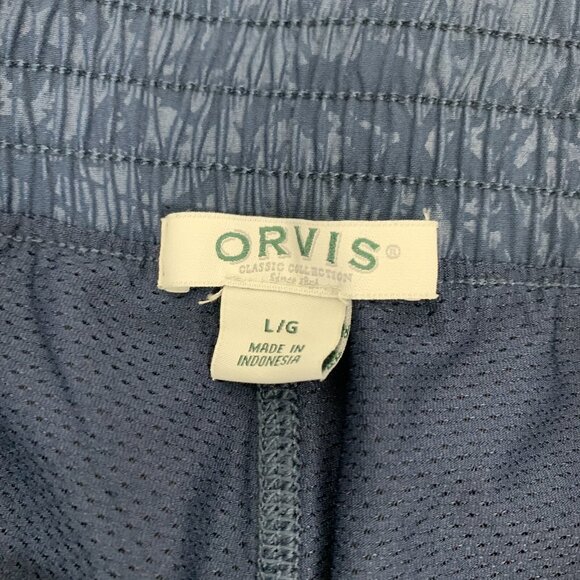 Orvis Blue Skirt Large Outdoor Preppy Boho Casual Resortwear Coastal - Picture 5 of 5